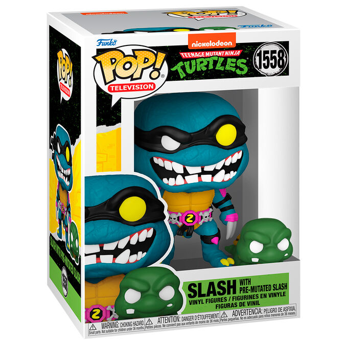 Imagen 1 de Figura Pop Tortugas Ninja Slash &#38; Pre Mutated Slash