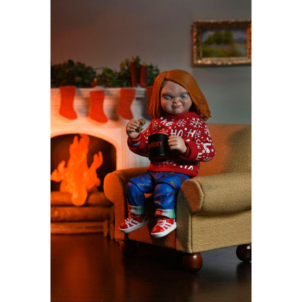 Imagen 5 - Figura Ultimate Chucky Holiday Chucky 18Cm