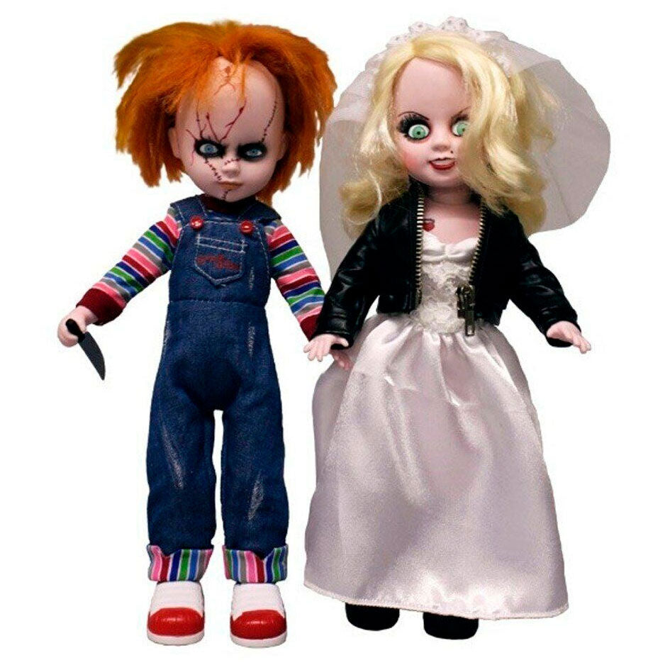 Imagen de Set 2 Muñecos Chucky And Tifanny Living Dead Dolls 25Cm parte de nuestra colección en Espadas y más, sitio oficial.