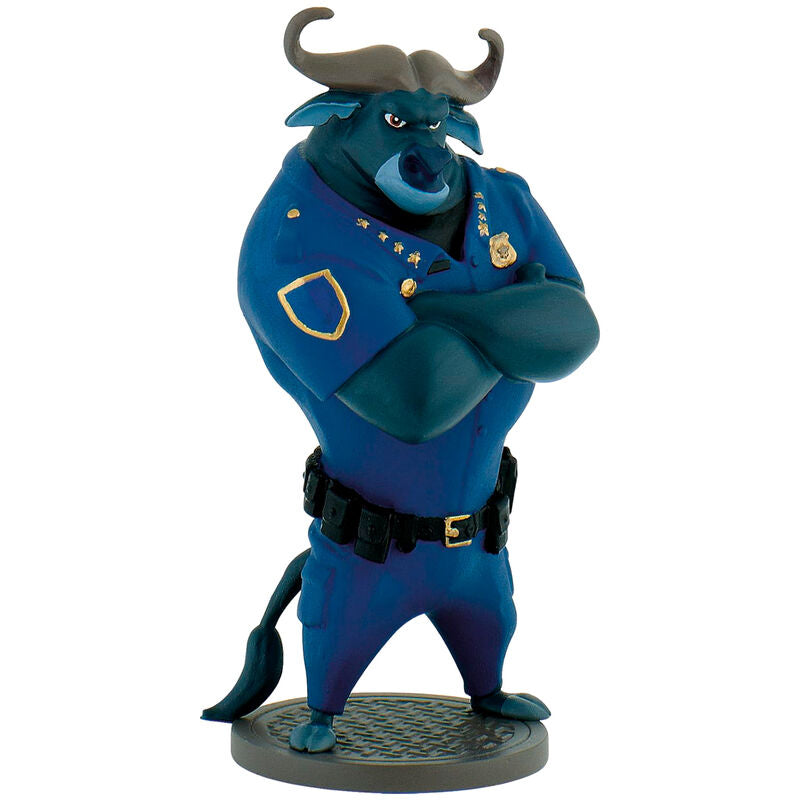 Imagen 1 de Figura Jefe Bogo Zootropolis Disney 10Cm