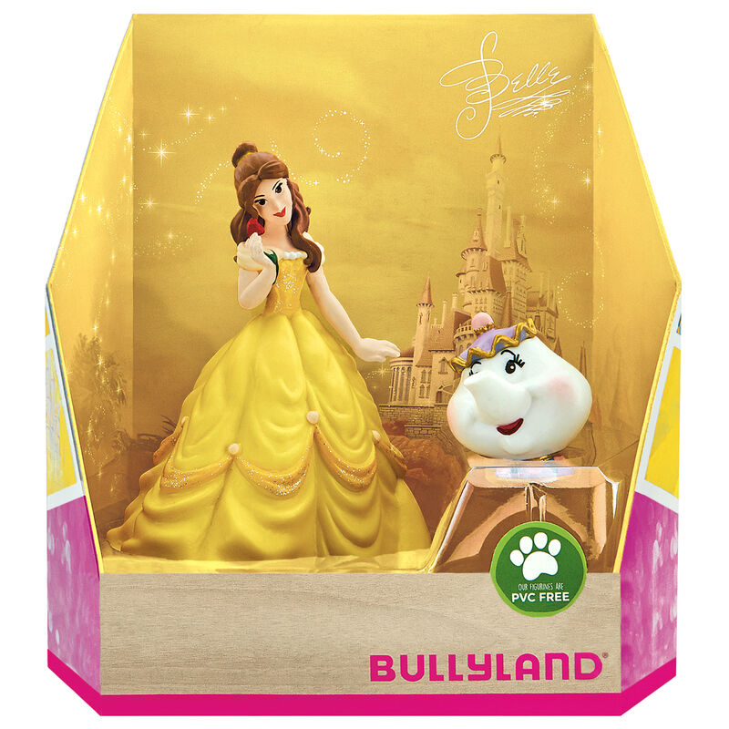 Imagen 1 - Blister 2 Figuras La Bella Y La Bestia Disney 14Cm