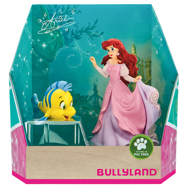 Imagen 1 de Blister 2 Figuras La Sirenita Disney 14Cm