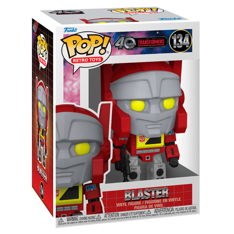 Imagen de Figura Pop Transformers Generation 1 Blaster parte de nuestra colección en Espadas y más, sitio oficial.