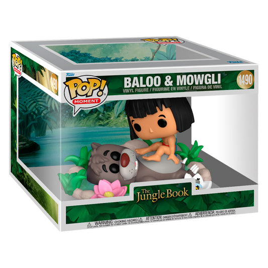 Imagen 1 de Figura Pop Moment Disney El Libro De La Selva Baloo &#38; Mowgli