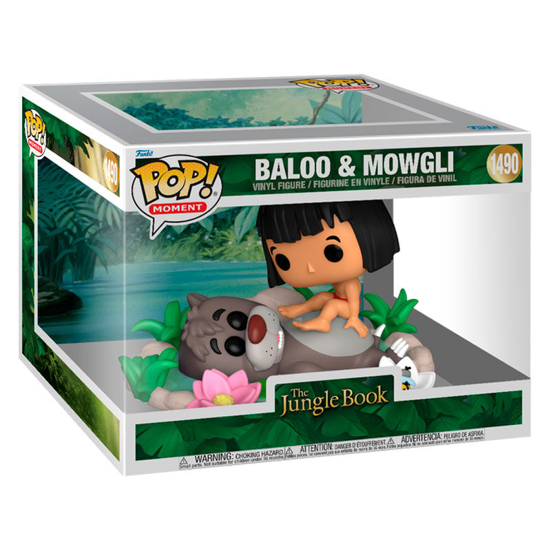 Imagen 1 de Figura Pop Moment Disney El Libro De La Selva Baloo & Mowgli