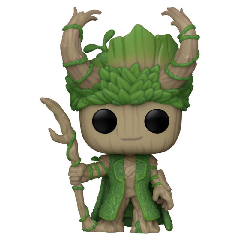 Imagen 2 de Figura Pop Marvel We Are Groot - Groot As Loki