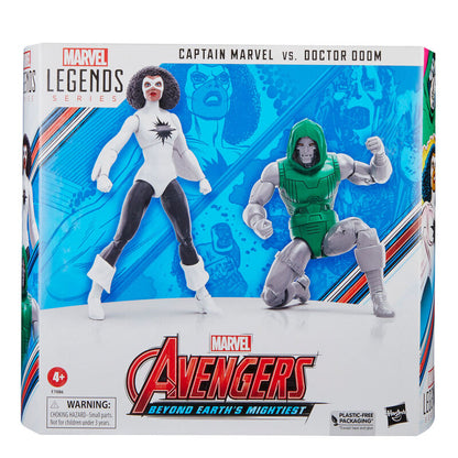 Imagen 1 de Figura Captain Marvel Vs Doctor Doom Beyond Earths Mightiest Los Vegadores Avengers Marvel 15Cm