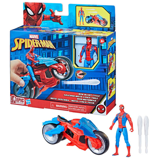 Imagen 1 de Figura Spiderman + Vehiculo Spiderman Marvel