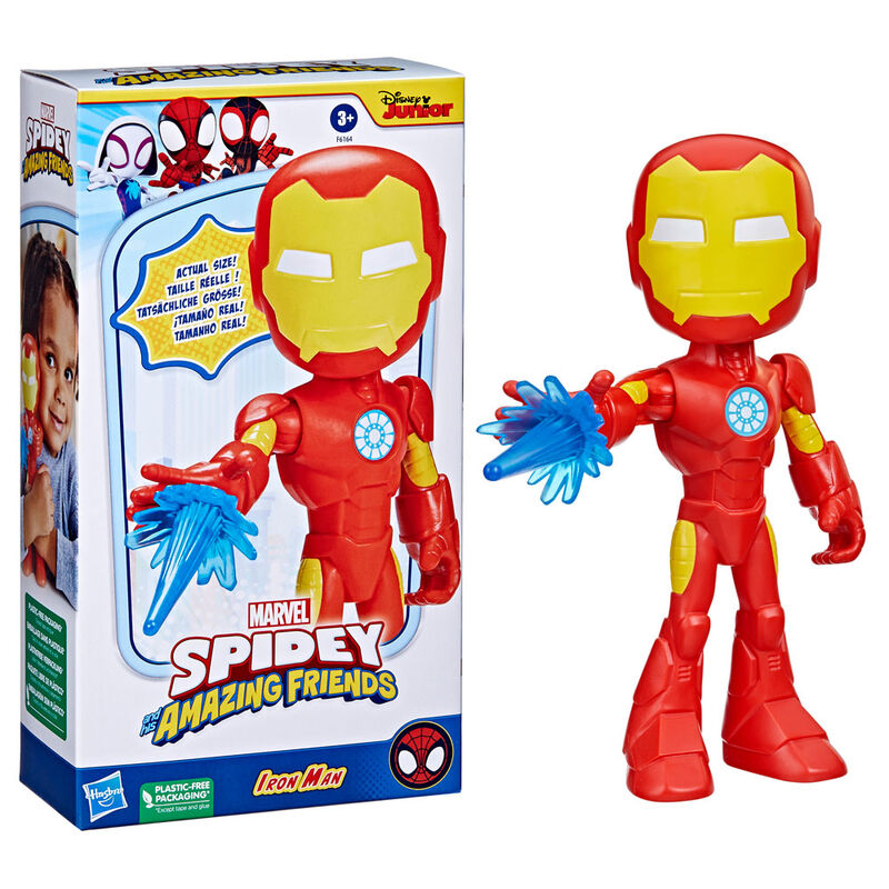Imagen 1 de Figura Iron Man Spidey Amazing Friends Marvel 22Cm