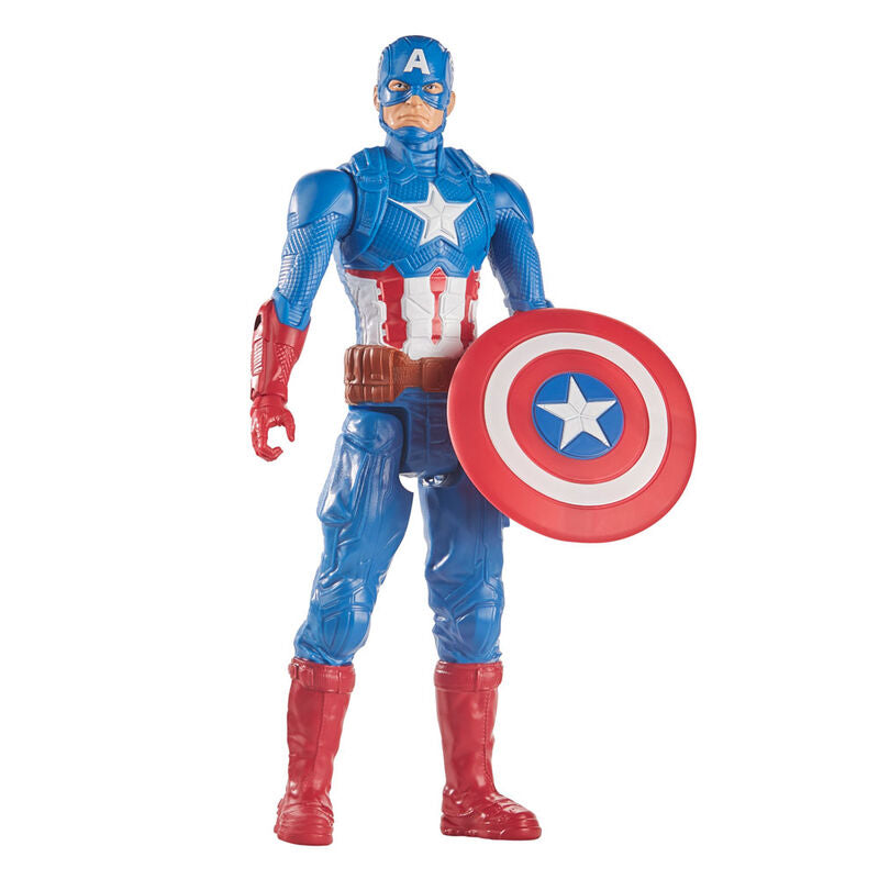 Imagen 2 de Figura Capitan America Deluxe Titan Hero Vengadores Avengers Marvel 30Cm