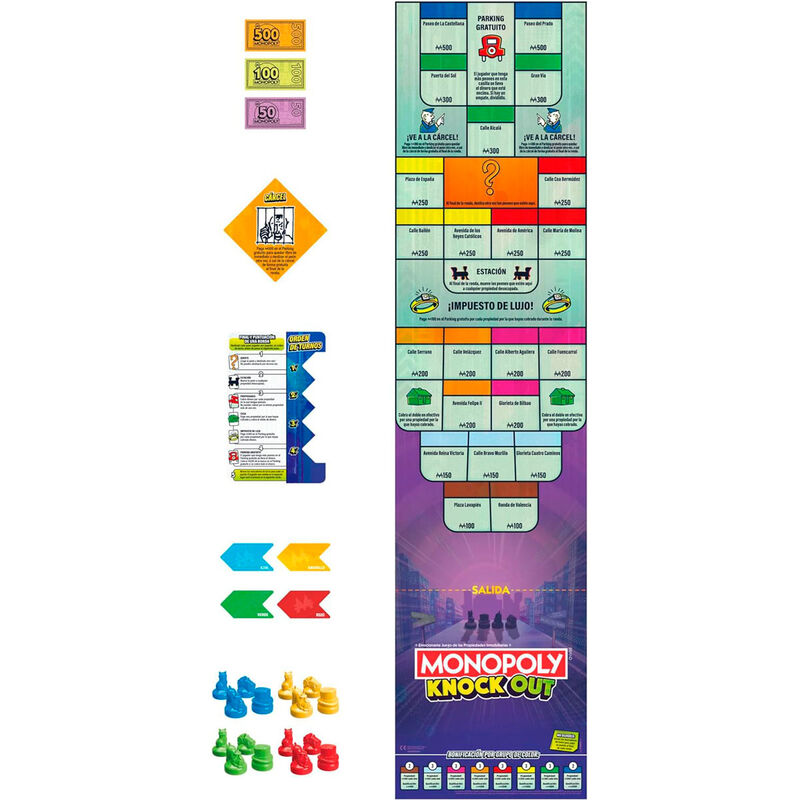 Imagen 3 - Juego Mesa Monopoly Knock Out Español