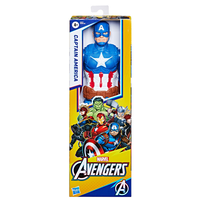 Imagen 3 de Figura Capitan America Deluxe Titan Hero Vengadores Avengers Marvel 30Cm
