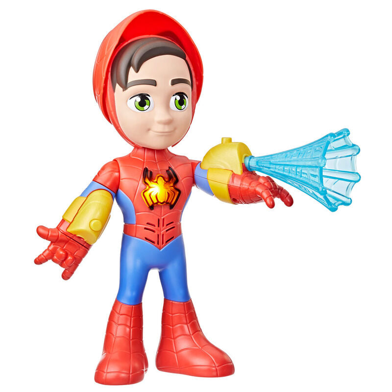 Imagen 3 - Figura Spidey Traje Electronico Spidey Amazing Friends Marvel 25Cm