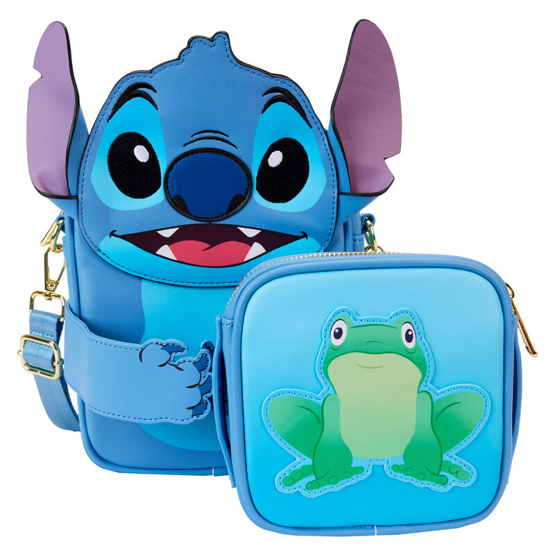 Imagen 1 de Bolso Bandolera + Monedero Camping Cuties Stitch Disney Loungefly