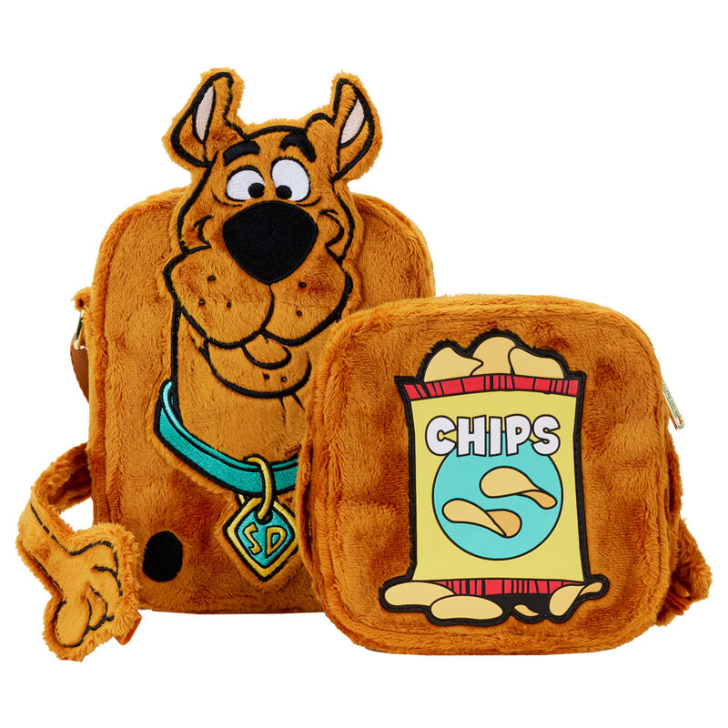 Imagen 1 de Bolso Bandolera + Monedero Peluche Snacks Scooby-Doo Loungefly