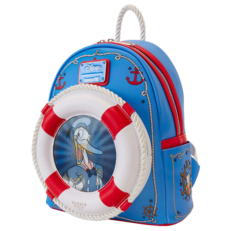 Imagen 2 - Mochila 90Th Anniversary Pato Donald Disney Loungefly 26Cm
