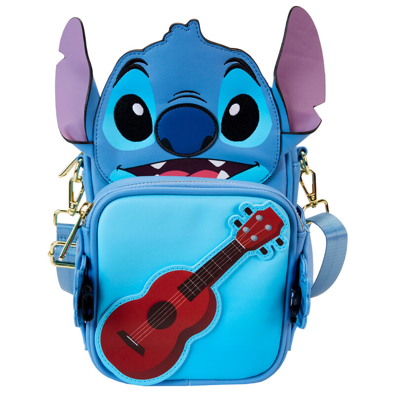 Imagen 2 de Bolso Bandolera + Monedero Camping Cuties Stitch Disney Loungefly