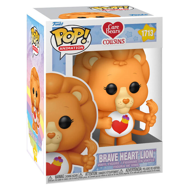 Imagen de Figura Pop Care Bears Cousins Brave Heart Lion parte de nuestra colección en Espadas y más, sitio oficial.
