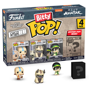Imagen de Blister 4 Figuras Bitty Pop Avatar The Last Airbender Aang parte de nuestra colección en Espadas y más, sitio oficial.