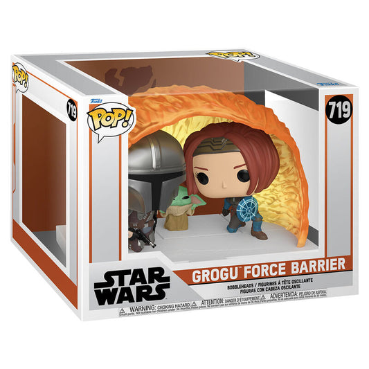 Imagen 1 de Figura Pop Moments Star Wars The Mandalorian Grogu Force Barrier