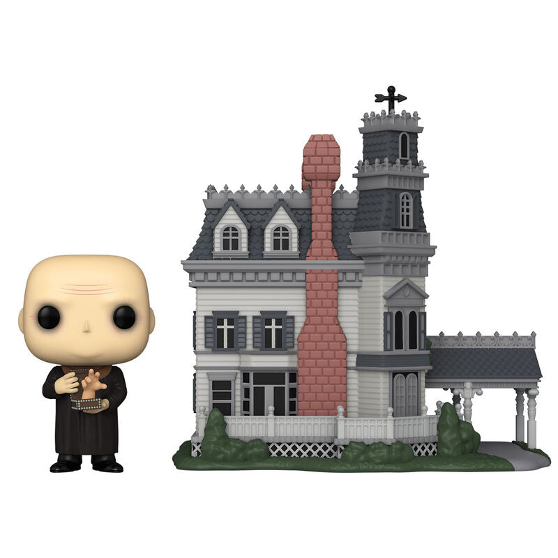 Imagen 2 de Figura Pop Town The Addams Family Uncle Fester & Addams Family Mansion