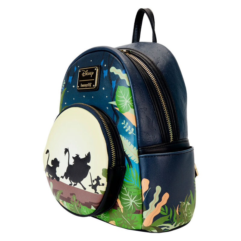 Imagen 3 - Mochila 30Th Anniversary Hakuna Matata Rey Leon Disney Loungefly 26Cm