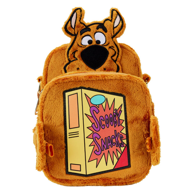 Imagen 3 de Bolso Bandolera + Monedero Peluche Snacks Scooby-Doo Loungefly