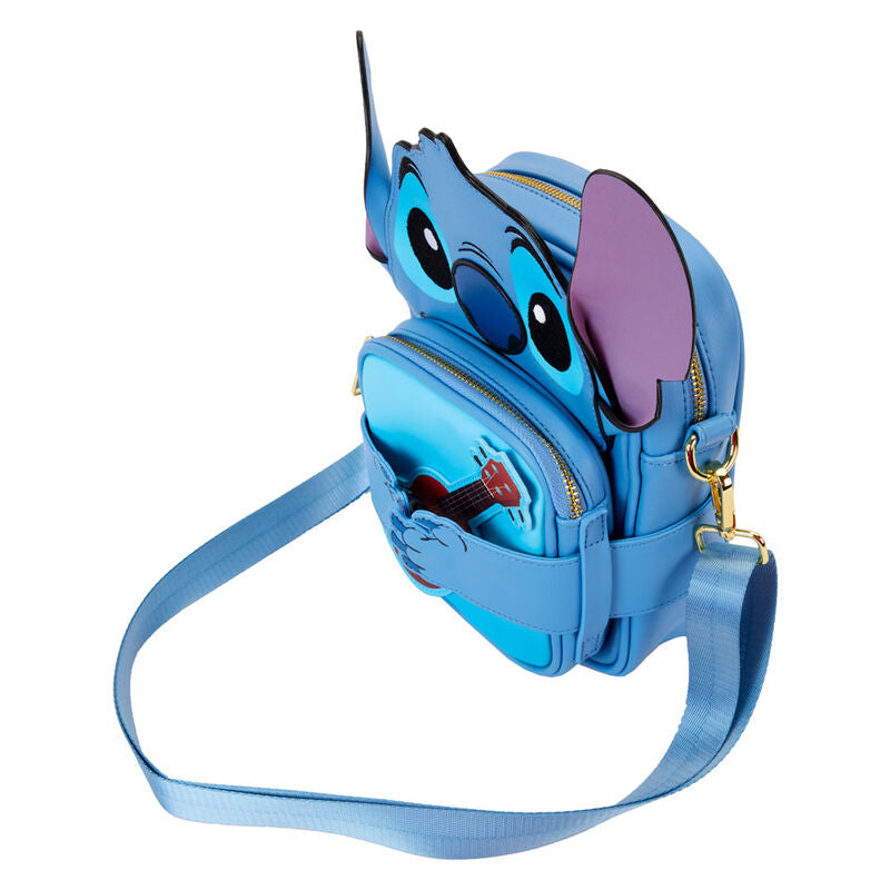 Imagen 5 de Bolso Bandolera + Monedero Camping Cuties Stitch Disney Loungefly