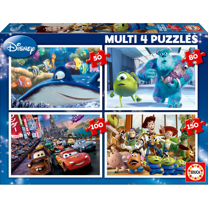 Imagen 1 de Puzzle Multi Disney Pixar 50-80-100-150Pzs