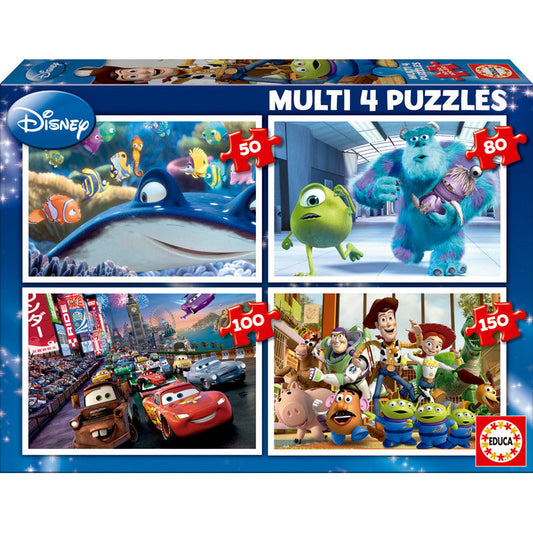 Imagen 1 de Puzzle Multi Disney Pixar 50-80-100-150Pzs