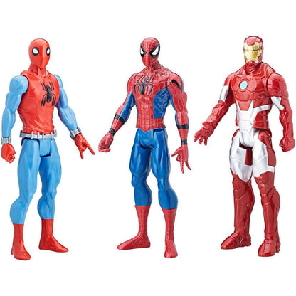 Imagen de Blister 3 Figuras Titan Hero Series Spiderman Marvel 30Cm parte de nuestra colección en Espadas y más, sitio oficial.
