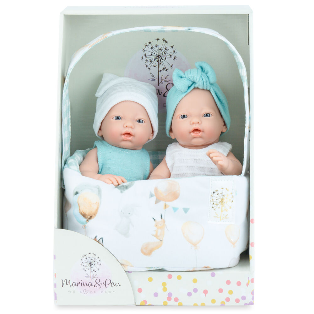 Imagen 1 de Set 2 Muñecos Mini Golosinas Twins 21Cm