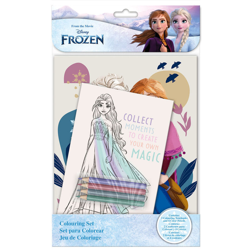 Imagen 1 de Set Colorear + Cuaderno Frozen Disney
