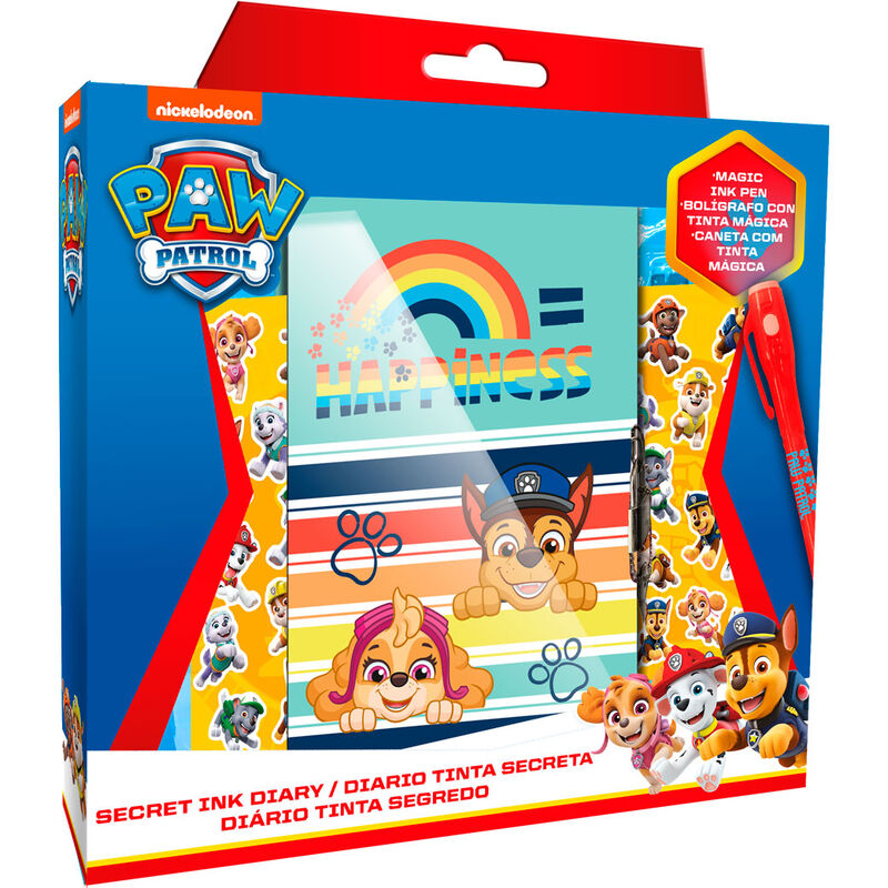 Imagen de Diario Con Boligrafo Magico Patrulla Canina Paw Patrol parte de nuestra colección en Espadas y más, sitio oficial.