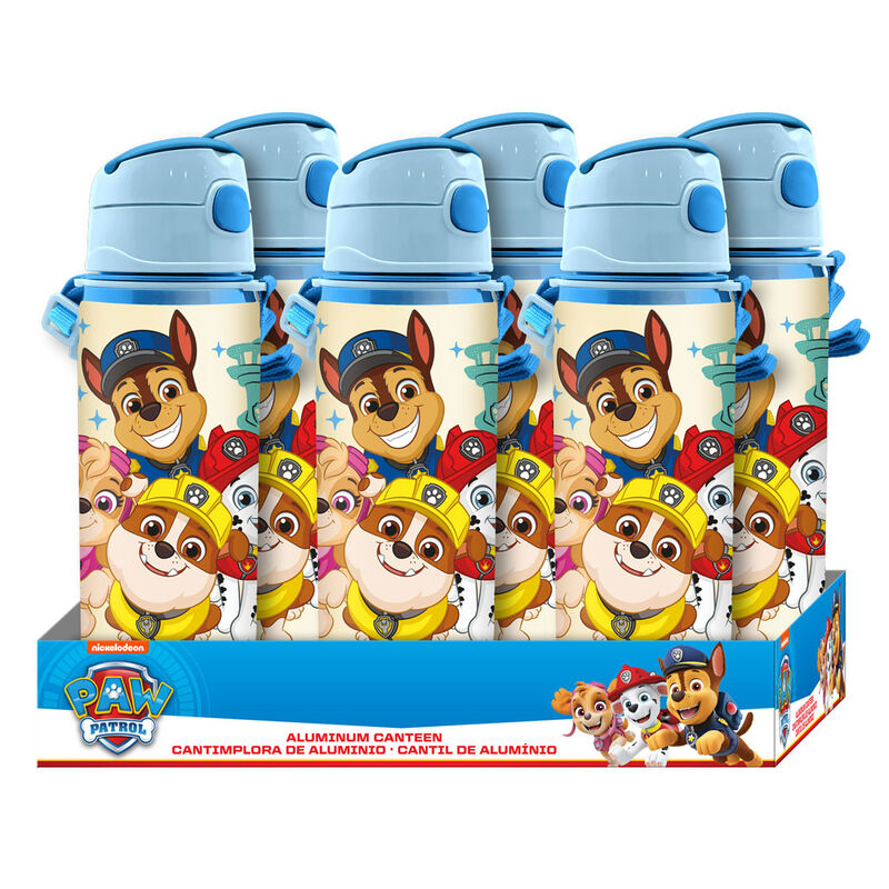 Imagen 2 de Cantimplora Aluminio Patrulla Canina Paw Patrol 600Ml