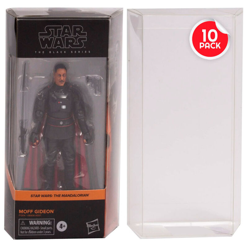 Imagen 1 - Pack 10 Protectores Caja Lateral The Black Series Star Wars Hasbro