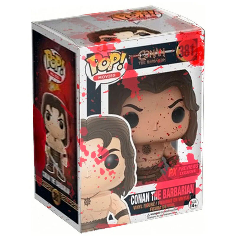 Imagen de Pack 10 Protectores Efecto Sangre Funko Pop parte de nuestra colección en Espadas y más, sitio oficial.