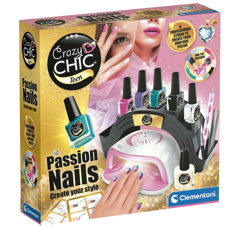 Imagen 1 - Juego Set Pasion Por Las Uñas Crazy Chic