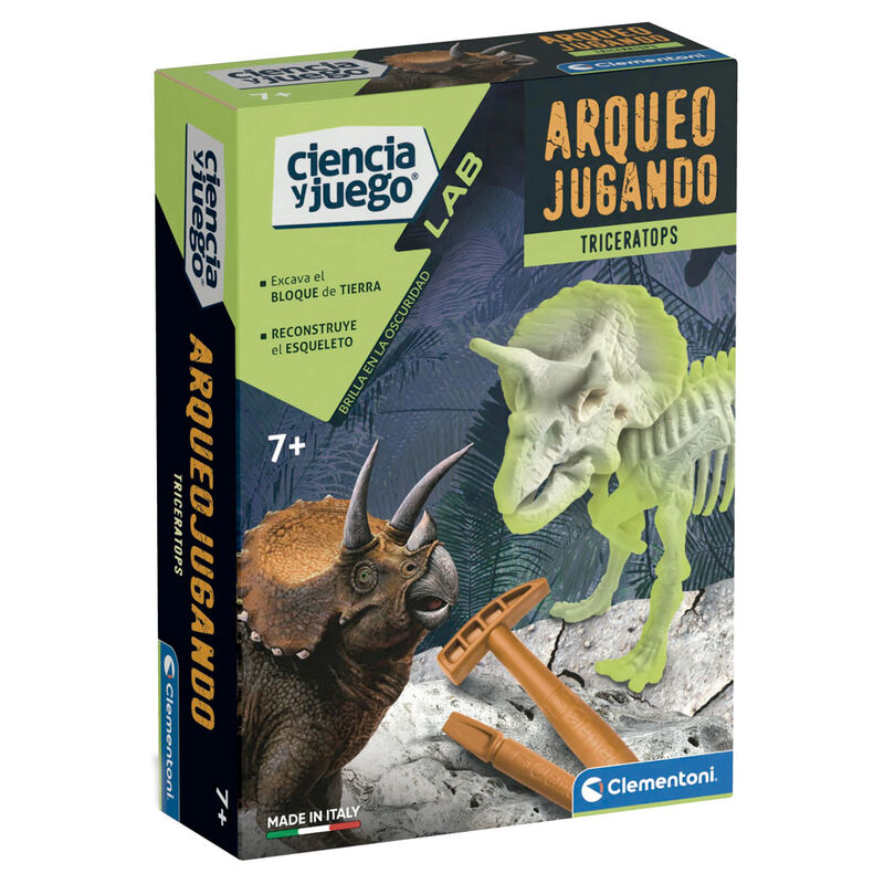 Imagen 1 de Juego Arqueojugando Triceratops Fosforescente