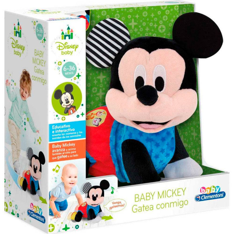 Imagen 2 de Peluche Baby Mickey Gateos Disney Español