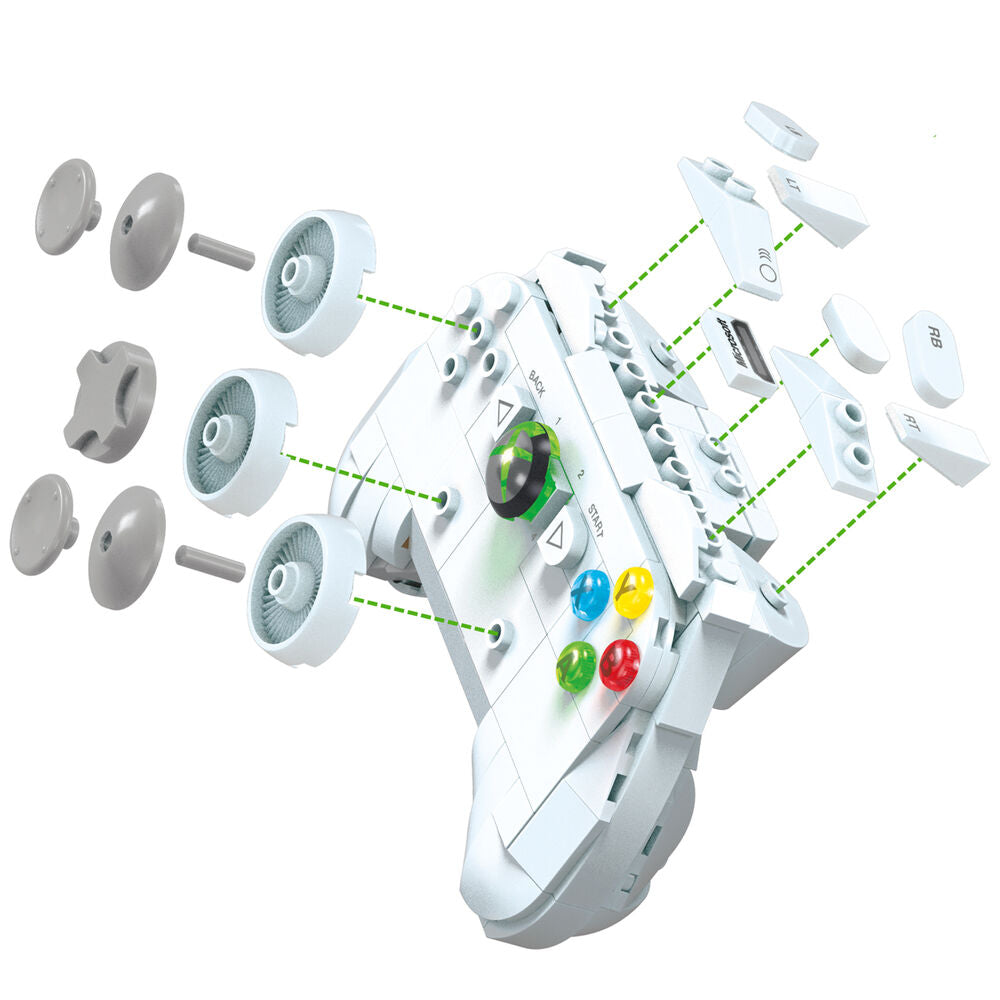 Imagen de Mega Construx Xbox 360 parte de nuestra colección en Espadas y más, sitio oficial.