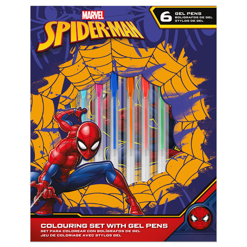 Imagen de Set Papeleria Spiderman Marvel parte de nuestra colección en Espadas y más, sitio oficial.