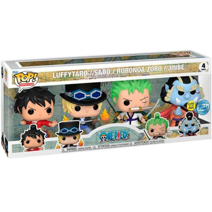 Imagen 2 de Blister 4 Figuras Pop One Piece Exclusive