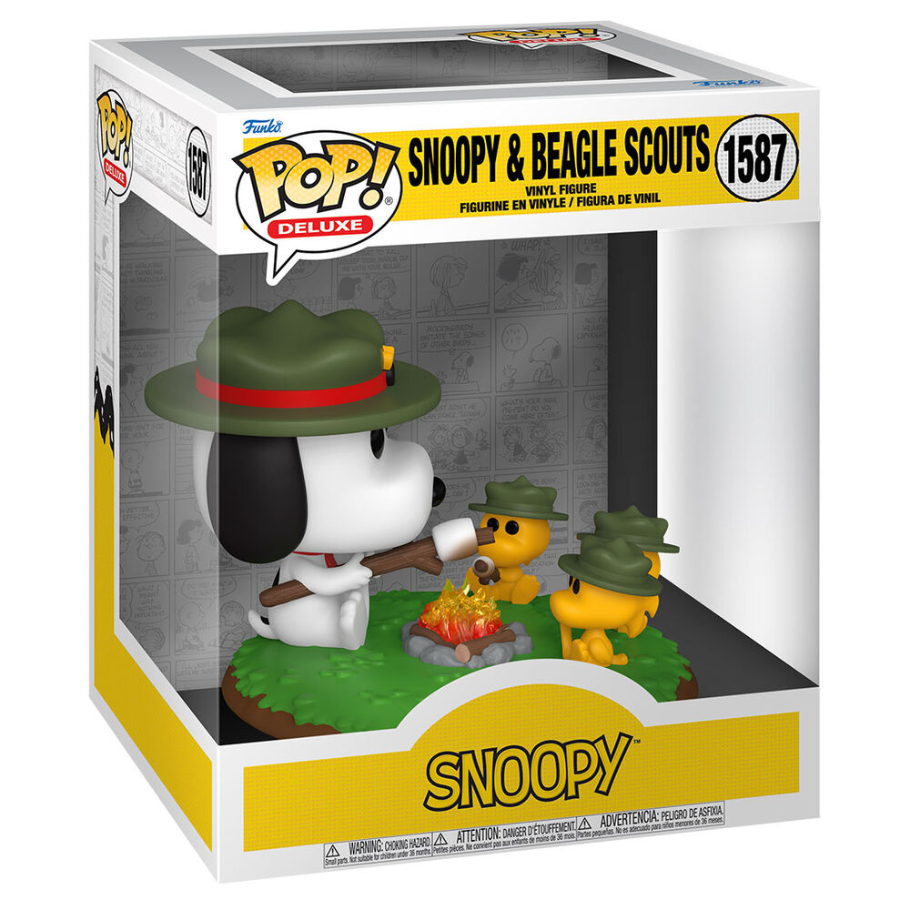 Imagen 2 de Figura Pop Deluxe Peanuts Snoopy & Beable Scouts