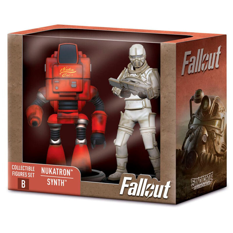 Imagen 1 de Set 2 Figuras Nukatron &#38; Synth Fallout 7Cm