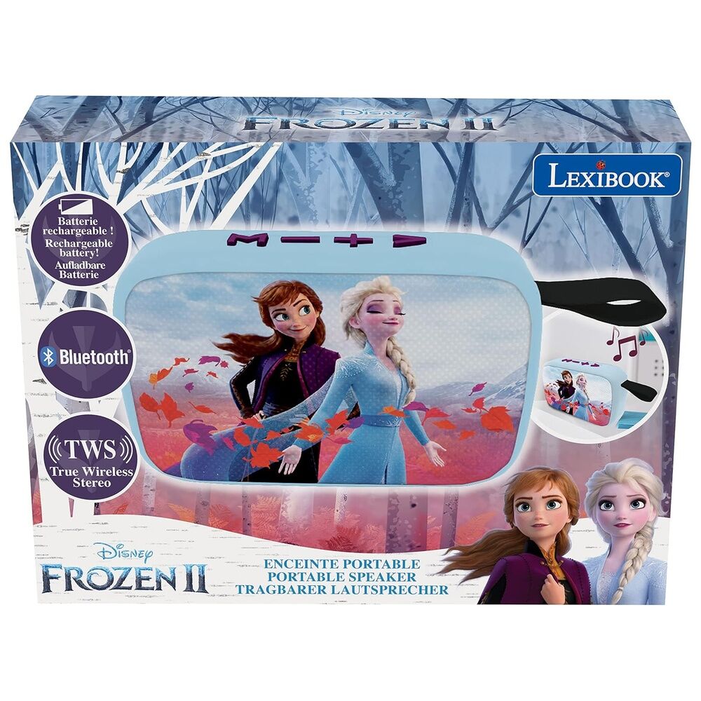 Imagen de Altavoz Bluetooth Portatil Frozen Disney parte de nuestra colección en Espadas y más, sitio oficial.