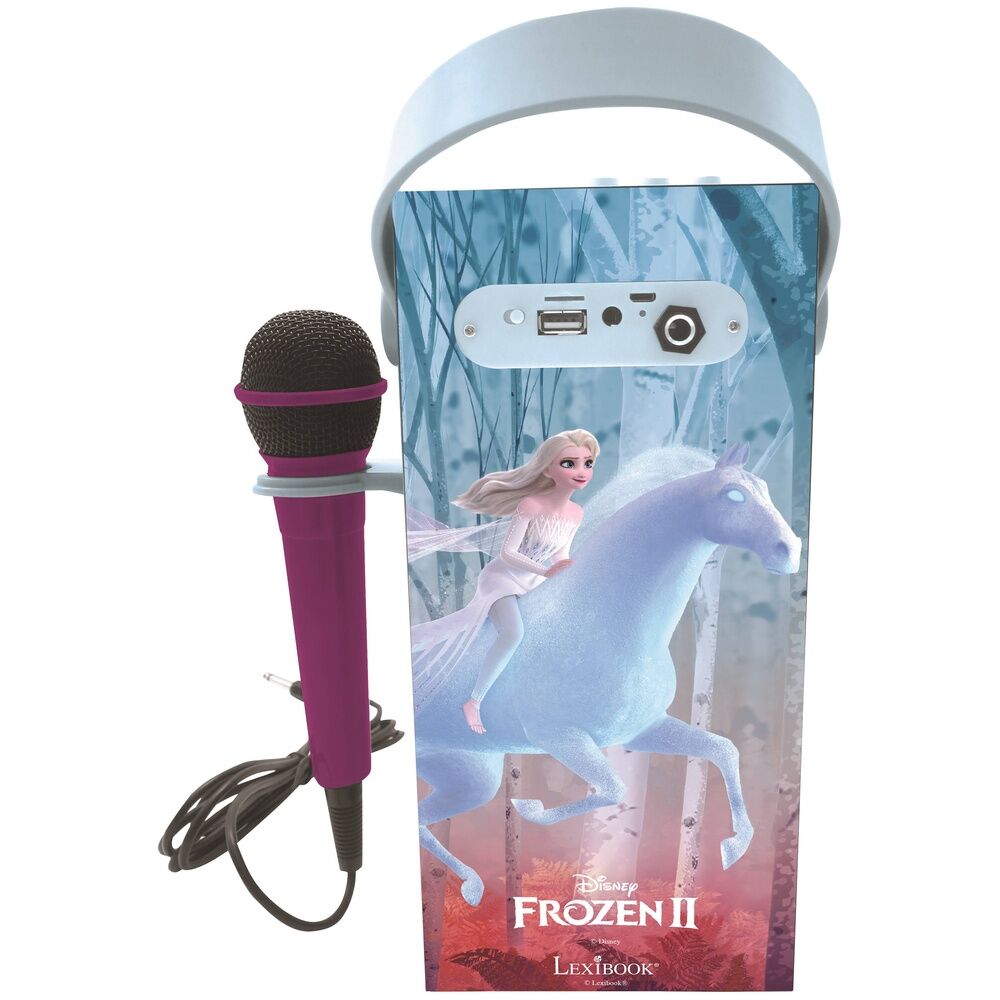 Imagen 3 - Altavoz Con Microfono Bluetooth Portatil Frozen Disney