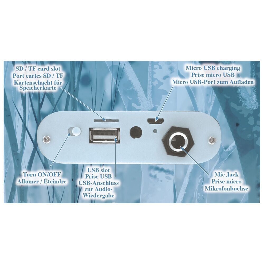 Imagen 4 - Altavoz Con Microfono Bluetooth Portatil Frozen Disney