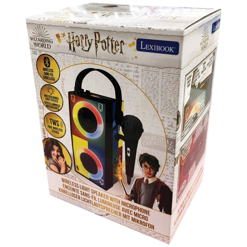 Imagen de Altavoz Con Microfono Bluetooth Portatil Harry Potter parte de nuestra colección en Espadas y más, sitio oficial.