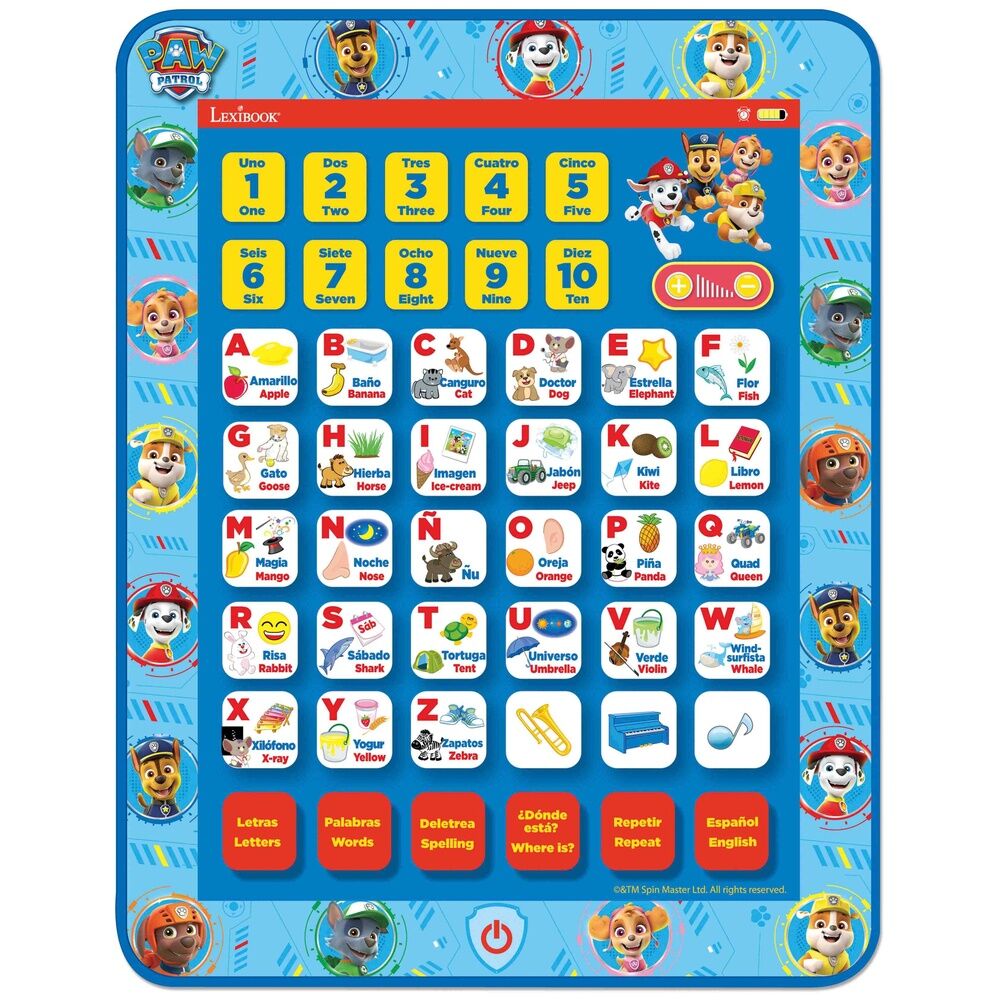 Imagen 1 de Tableta Parlante Educativa Patrulla Canina Paw Patrol